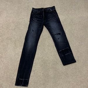 Saint Laurent skinny jeans.